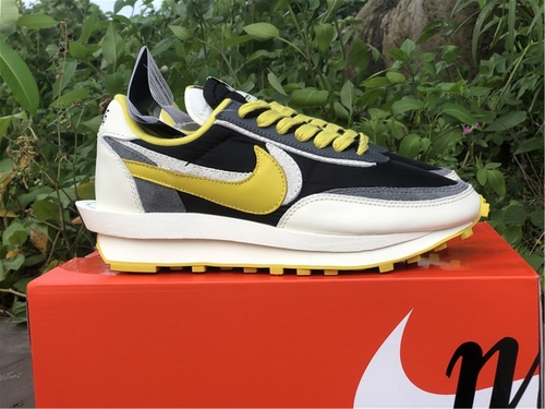 Pure original version_ Undercover X SACAI X NK LDWAffle 2.0 Walk Show Double Hook_ White and Yellow Color_ Number_ DJ4877-001_ full code shipment 36--46-c7b6e2c3